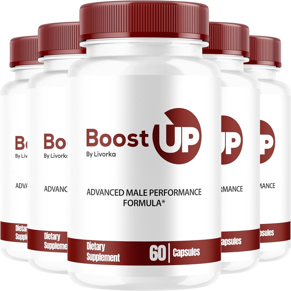 LiVORKA Boost Up Advanced Formula Suplement for Men - 300 Capsules - Paket 5