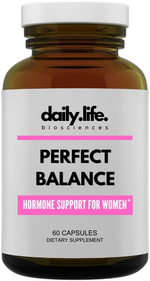 Keseimbangan sempurna: Tambahan Hormone Perempuan - Dukungan Alam untuk PMS, Menopause, Perimenopause, PMDD