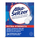 Alka- Seltzer Ekstra Kekuatan Heartburn Relief Effervescent Antax Tablets, Quast Inditraffic Relief, 24 Ct