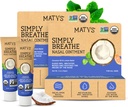 Matys Organic Simply Breaty Nasal Oprents for Dry Nostrils & Nostrils Because to Alergi, Nose Bleed, CPAP & Oxy Device Irritation, Clean Saline Alternative for Dewasa & Kid, 2 Pack, 0.5 oz Masing-masing