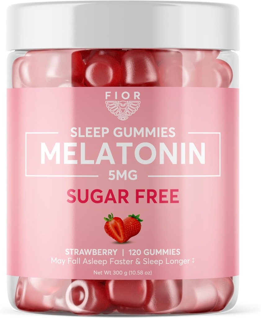 Lima Melonatin Gummies (Sugar Free Strawberry, 120)