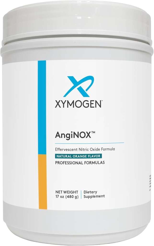 XYMOGEN AngiNOX - Nitric Oxide Dup Dukungan dengan L-Arginine, L-Citrulline + Quercetin - Mendukung Performance Atletic, Membantu Optimasi Aliran Darah + Oksigen