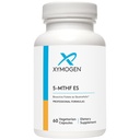 XYMOGEN 5- MTHF - 17.000 mcg DFE - Pengaruh Bioactive sebagai Quatrefolic - Mood, Cardiovascular + Methylation Dukung - Vitamin B Methyl Foundering sebagai L Methellfolat (60 Capsules)