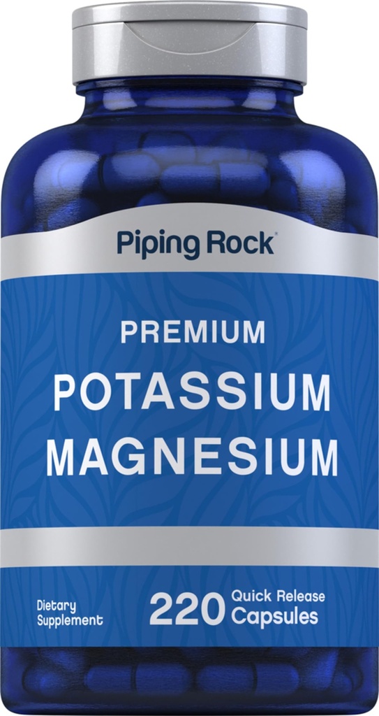 Tambalan Potasium Magnesium Piping 124; 220 Capsules 14; Non- Gluten Free Premium Complex