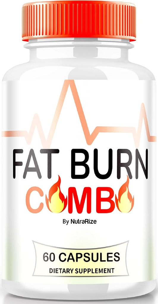 Fat Burn Combo Capsules, FatBurn Combo Formula Formula, All Natural Weight Loss Suplement to Achieve Healthy-Looking Body, Keto Fitness Pills, Review Resmi (60 Capsules)