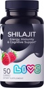 Shilajit Gummies for Men & Women & Women 124g Pure Himalaya Shilajit Gold with Fulvic Acid, 85 + Minagranda & Ashwagandha; Energy Gummies for Women & Men 124; Natural Stamina, Focus & Vitalitas Dukungan -50 Ct