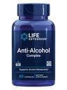 Kompleks Anti-Alkohol Hidup, Vitamin C, zinc, Grape Seed, Milk Thistle, Clove Extract, Dukungan Metabolisme Alkohol Sehat & Optimal Liver, Gluten- Free, Non-GMO, 60 Capsules