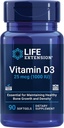 Ekstensi Hidup Vitamin D3 25 mcg (1000 IU), Dukungan Sistem Imune, Kesehatan Tulang, Kesehatan Tubuh, Nilai Ukuran, Bebas Gluten- GMO, 90 softgels