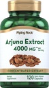 Piping Rock Arjuna Extract 124; 4000 mg 124; 120 Capsules 124; dari Arjuna Bark Herb Herb 124; konsentrasi Herbal Supplemen 124; Non-GMO, Gluten Bebas