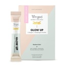 Winged Glow Up Collagen Powder; Better Hair, Skin, Nails For Women 124; Grass Fed Collagen W / Adaptogen Schisandra, Snow Mushroom, Vitamin C & Biotin