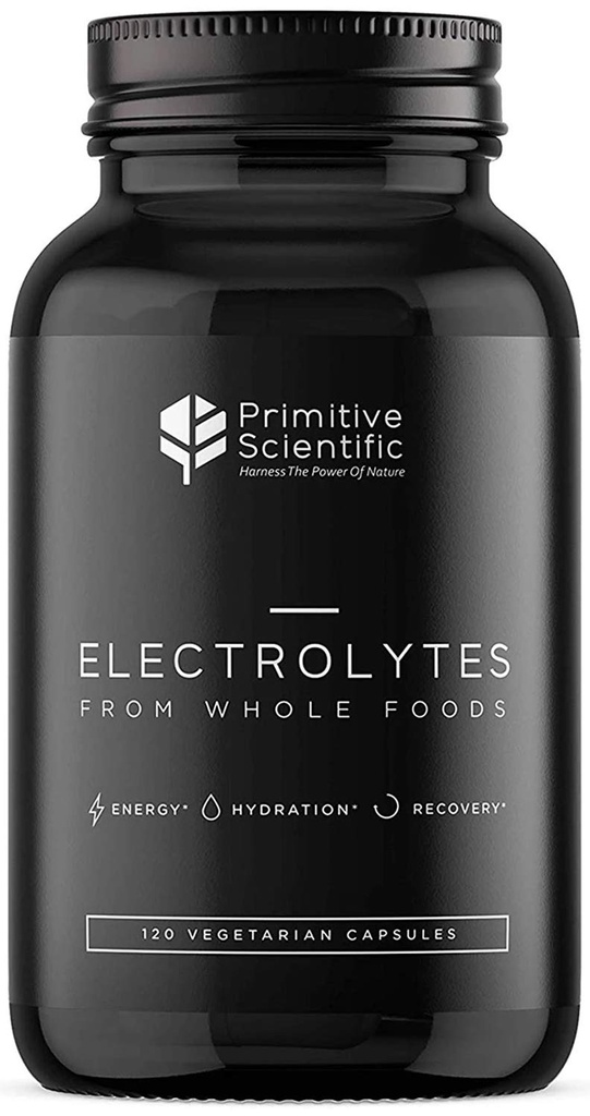 Whole Food Electrolite Suplemen, Electrolite Tablet dengan Magnesium, Zinc, Kalsium, dan Potasium untuk Energi, Hidration, & Peremajaan (120ct)