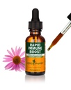 Herb Pharm Organic Rapid Immune Boost: Faust - Absorbing Tincture untuk Dewasa, Echinacea Tincture dengan Goldenseal, Ginger Extract & Elderberry, Immune Support & Wellness Aid, 1 Oz