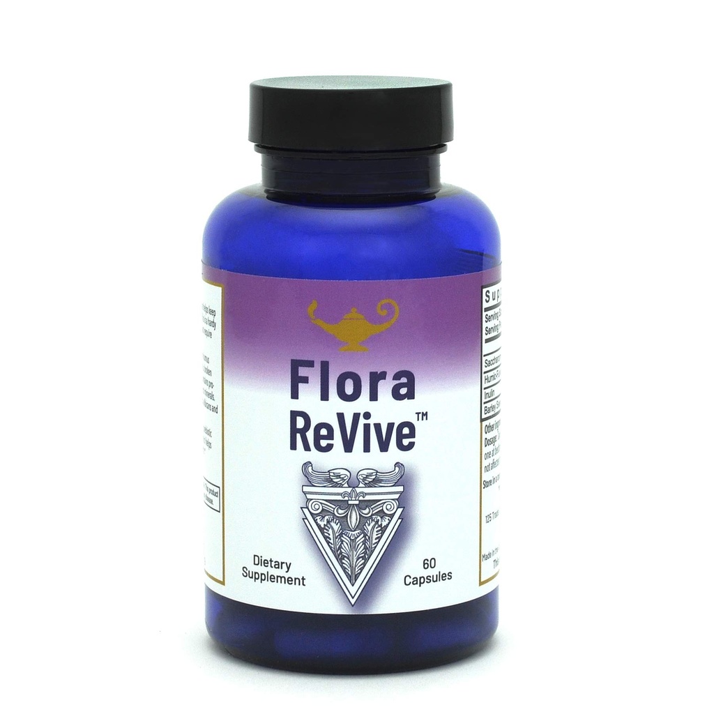 RNA ReSet Flora Revive - Soil- Based Daily Probiotic with Premic & Humic-Fulvic Blast, Shelf-Stable, 10 Milyar CFU (60 Capsules)