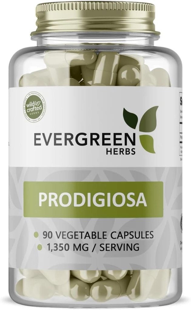 Evergreen Herbs Prodigiosa (Capsules) - Segel Bukti Tamper untuk memastikan Kebebasan.
