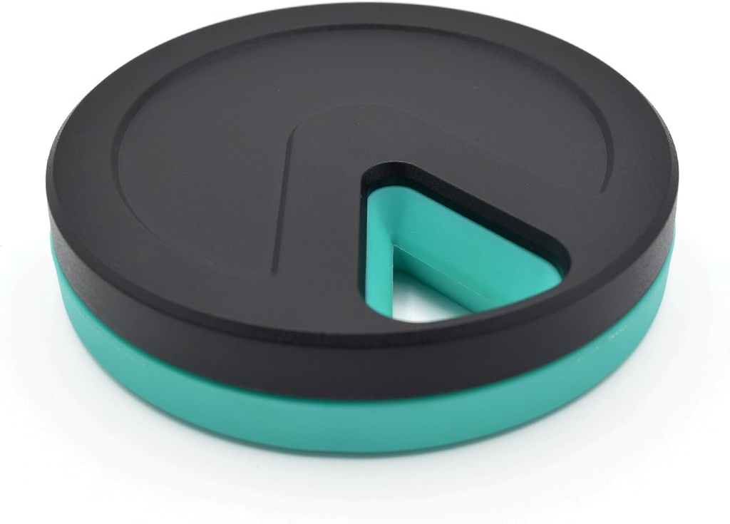 Travel RX Pill Case by Type Two Labs - Weekly 7 Day Pill Box, Compact Magnetic Organizer for Pil cocok dengan Purses atau Pocket, Daily Caddy Holds Vitamin, Suplemen dan Medikasi. (Cawan Teal)