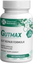 Gutmax Gut Repair Formula dengan Lactoferrin dan Butyrate, Entertaic Capsules, Tidak ada Pembakar atau Agen Flow, 60 Count
