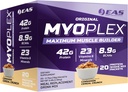 EAS Experimental and Applied Sciences Original Myoplex Maximum Muscle Builder, Meal Replacement Protein Drink Mix 126; Quality Protein Blade 124; 42g Protein 124; 20 Individu Packet (Cinnamon Cereal Crunch)