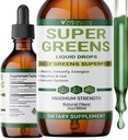 Liquid Super Greens Drops 126; powerful Antioksidants: 124; Ammune Dukung Atter4; Digetical Health 124; Peppermint Flavor 124; oleh The Healthy Life for Me 124; 2oz - 30 Day Suppply