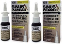Sinus Plumber Hydrogen Peroksida Nasal Spray 2 Pack - Neutrazed Airborne Partikel untuk Nasal Hygiene dan Pertahanan Dingin Imune