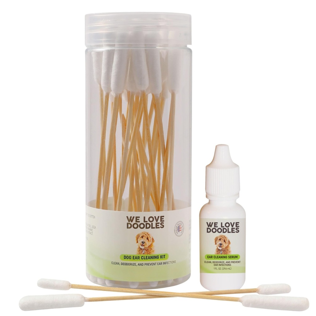 Kami menyukai Doodle Dog Ear Cleaning Solution Kit 124; Mencegah Infeksi 124; Natural 124; dibuat di Amerika Serikat 124; Ear Drops for Dogs 124; Gitching, Deordaining, Yeast & Mites Infeksi (Serum + 25 Swabs)