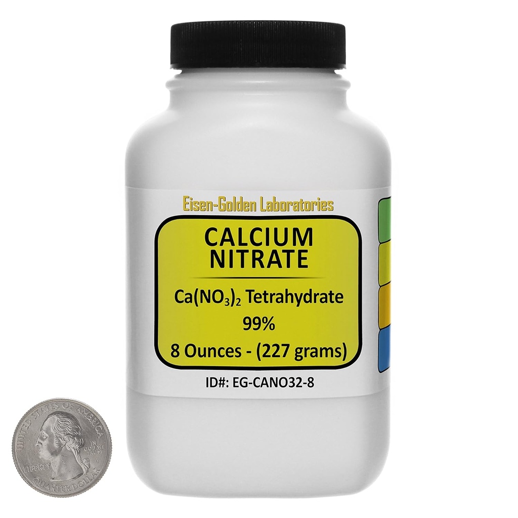 Kalsium Nitrate [CA (NO3) 2] 99% AR Tingkat Prills 8 Oz dalam Space- Saver Bottle
