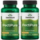 Swanson PestiPure Modifikasi Citrus Pectin- Support Kesehatan Digetical dan Layanan Cellular - Deliver Minimum 82% Galacturonic Acid-Natural Wellness Supplemen (60 Capsules, 600mg Masing-masing) 2 Paket