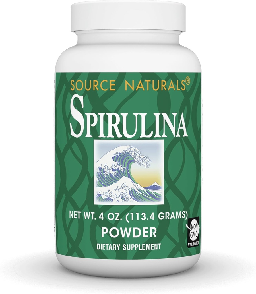 Sumber Spirulina - untuk Dukungan Sistem Imune - 4 bubuk oz