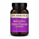 Dr. Mercola Quercetin & Pterostilbene Advanced - Support Respiratory & Imune Health - 500 mg Quercetin - High- Bioavability Formula - Non- GMO, Gluten- Free & Soy - 60 Capsules (30 Hamba)