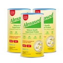 Almased Vanilla Meal Replacement Shake - Lower-Glycemic High Plant Base Protein Powder - Nuthering Weight Suplemen Kesehatan - Vanilla Flavor - 17.6 oz (1.1 Pound (3 Pack))