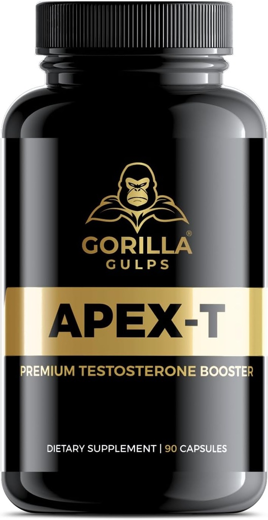Gorilla Gulps 12.4; Apex-T 124; Premium Testosterone Booster 124; Tefofen ® Fenugreek, LJ100 ® Tongkat Ali 124; Secara klinis Proven 124; Max Kekuatan Enhancement Formula 1254, 90 Capsules