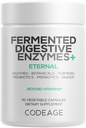 Codeage Digetical Enzymes Supplemen 3- Bulan - 14 Enzymes Digetical, Progories, Prefered Botanicals Fermented, Pembangkit Multi Pankreas Enzymes - 1 Capsule per Day - 90 Capsules