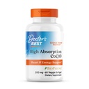 Doctors Q10 Softgels for Heart Health & Antioksidant, CoQ10 200 mg for Women & Men, Non GMO - 60 Veg Softgeels