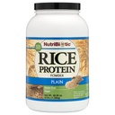 NutriBiotic Plain Protein, 3 Lb (1.36kg): 124; Karb Rendah, Vegan & Raw Protein Powder 126; Grown dan Processed Without Chemical, Gluten atau GMO 124; Keto Friendly & Easy to Digest