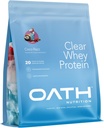 Oath Nutrition Clear Whey Isolate Protein Powder, Coco Razz, 20g Complete Protein per Serving, No Added Sugar, Grass- Fed, 18 Servings