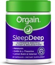Orgain SleepDeep, Melonatinin Sleep Aid Supplement with Magnesium, GABA, L-Theanine, L-Tryptophan, Chamomile, Lemon & Valerian Root, Gluten Free, Doctor Formulated - 60 Count, 30 Day Supply