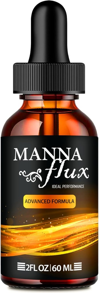 Manna flux Drops, Mannaflux Dukung Cair Drops - Maximum Power, Manna Flux Health & Wellness Drops, Mannaflux All Natural Formula, Manna Flux Liid Drops Review (1 Pack)