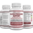 Suplemen Dukungan Tekanan Darah - Hati Sehat, Cholesterol, Cardio, Hipertensi, BP Tinggi - 13 Vitamin & Herbs - Acid Folic, Vitamin C B6 & B12, Hawthorn Olive Leaf Hibiscus, 90 Capsule