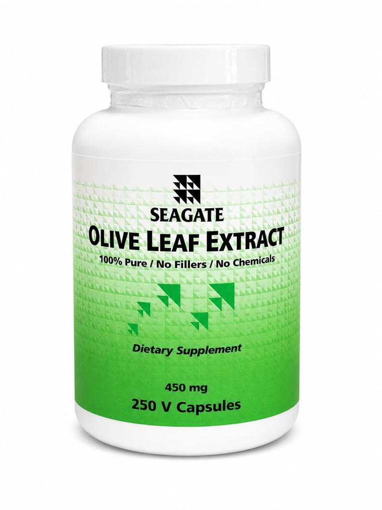 Seagate Product Olive Leaf Extract 450 mg 250 Capsules