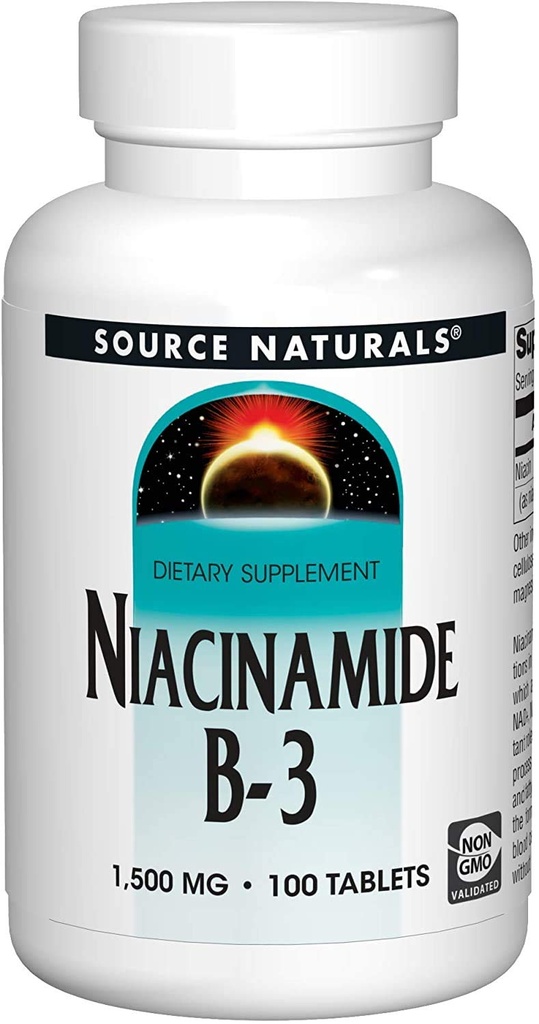Sumber Niacinamde 1500mg, 100 Tab (2 Paket)