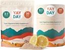 Digetical Enzymes Prebiotic Fiber Powder Bundle - Daily Gut Health + Magnesium Powder for Deep Sleep, Regularitas, Bloating & Constipation Relief - Citrus (37 Pelayan)