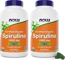 Sekarang Makanan Organik Spirulina 1000mg Tablet - 300 Count (Paket 2) - Non-GMO, Super Green Whole Food Suplemen - Super Green Whole Power 1000 mg - Alami Occurring Beta- Carotene (VIT A), B12 dan GLA