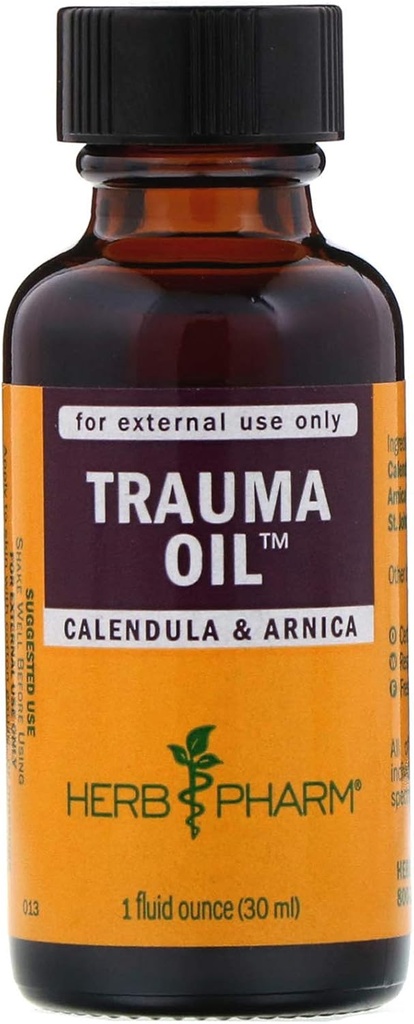 HERB PHARM Trauma Kompound Oil, 1,2 Pounds (FOLIL01), 1 Fl Oz (Pack of 1)