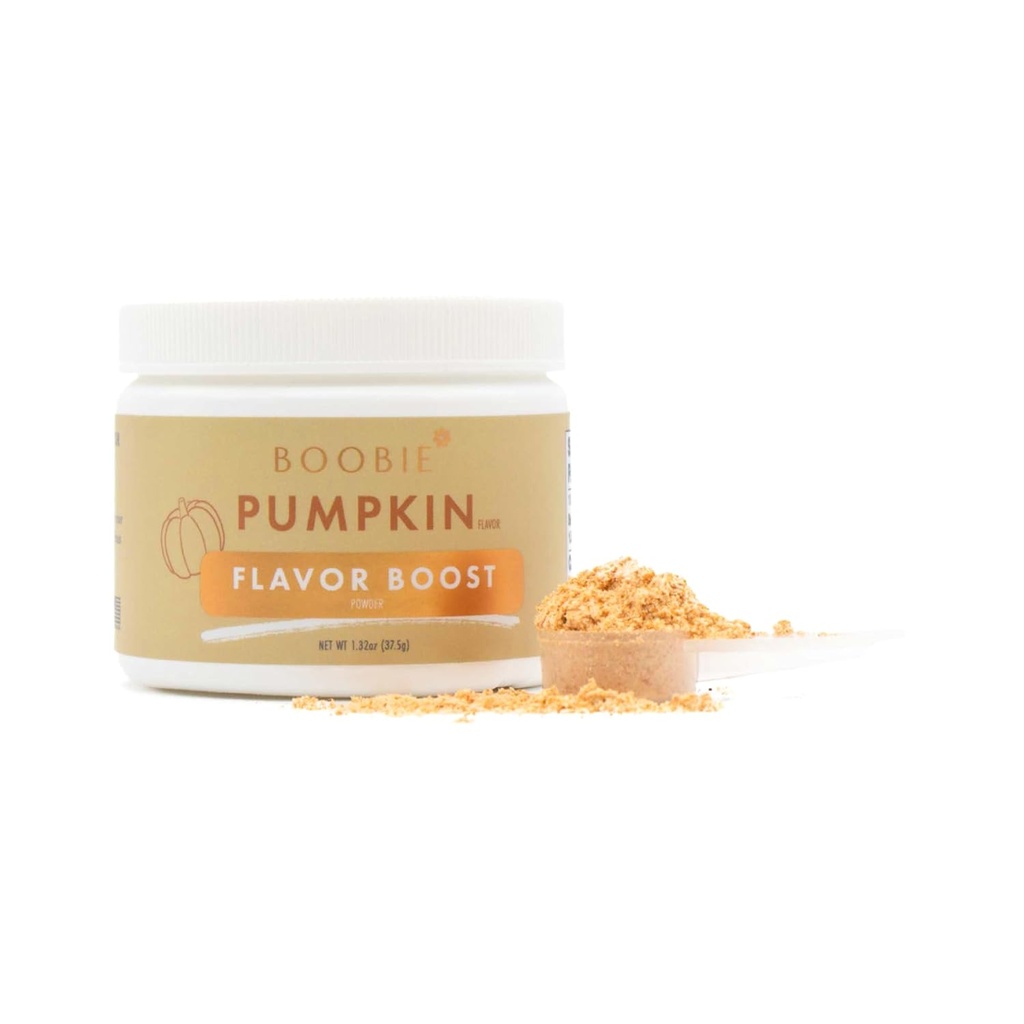 Bobbie Boosts Tubuh Flavor - Pair dengan bubuk Protein untuk Mendukung Kesehatan Gut, Metabolisme, dan Energi - dibuat untuk Moms dan Pregnancy dengan Prebiotic Fiber dan MCT Oil - Pumpkin (1.32oz, 1 Pack)