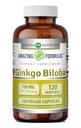 Amazing Formulas Ginkgo Biloba 120 Mg Suplemen 120 Capsules 124; Standardied ke Contain 24% Glinkgo Flavone Glycosides 12.4; Non-GMO 124; Gluten Free 124; Dibuat di AS
