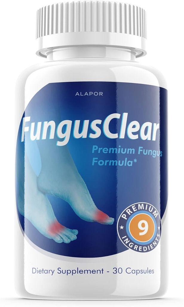 Fungus Clear - Pil Probiotic, Advance Formula Fungusclear Capsules, Max, untuk 30 Days Supply.