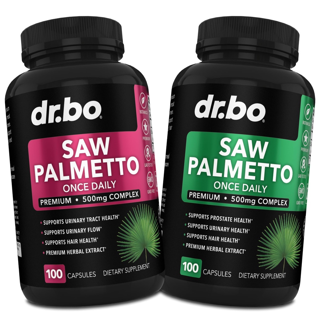 Saw Palmetto for Women Hair Los for Women & Men - DHT Blocker for Men Hair Growth Plus Bladder Suplemen - Pure Saw Palmetto Prostate Health Supppplemen Mendukung urination Pills