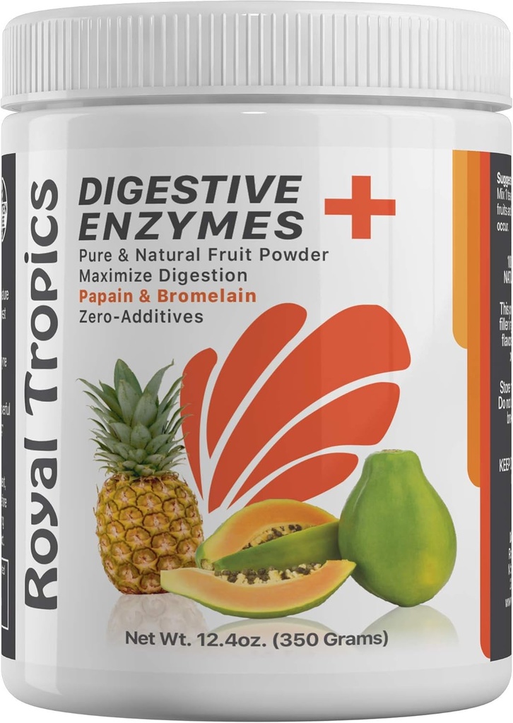 Pineapple Bromelain Digetical Enzyme Suplemen Campuran Bubuk Papaya Hijau dan Bromelaine 350 Grams