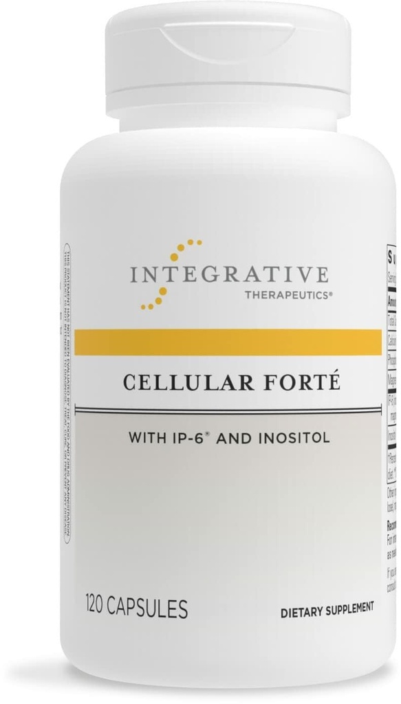 Intergratif Therapeutics Cellular Forte - Inositol Suplement for Immune System & Cell Health Support * - Berisi IP-6 - Vegan, Gluten- Free & Dairy- Free - 120 Capsules (60 Pelayan)