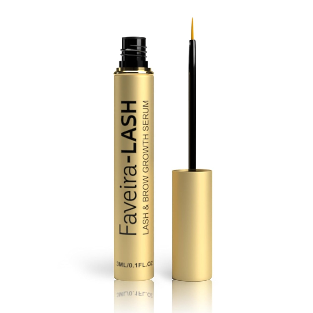 Eyelash Serum for Eyelash Growth: Faveira Beauty Eyelash and Brow Serum dengan Femula Advanced untuk Longer Fuller dan Thicker Luscious Lashes dan Brows 3ML