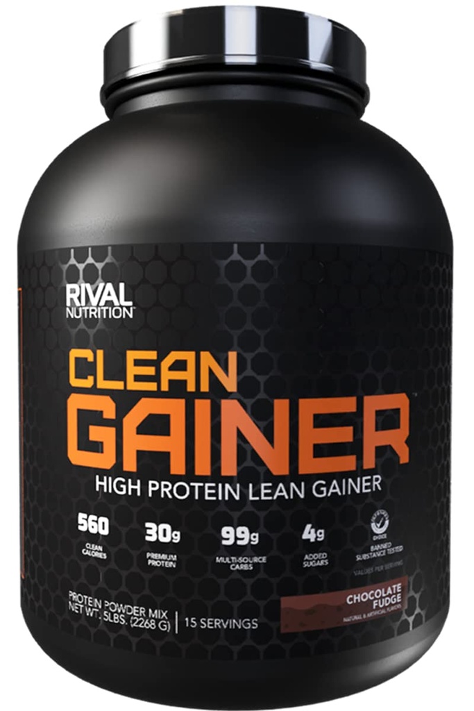 Rival Nutrition Clean Gauer- Chocolate Fudge, 5lbs.